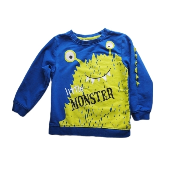 𝅺KIDGETS Little Monster sweatshirt size 2t - Picture 1 of 3